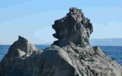 伊豆のライオン岩